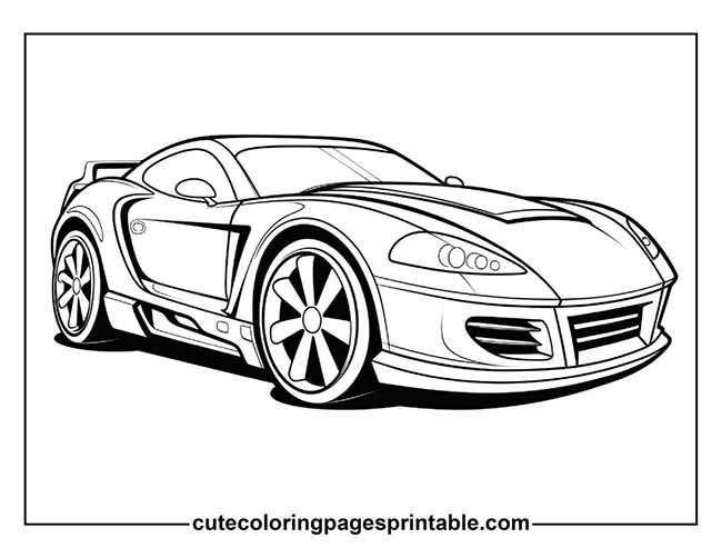 Coloring Page Of Race Car Coloring