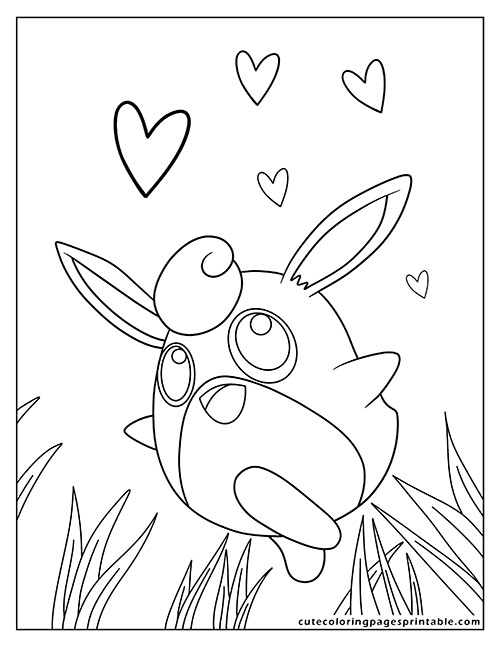 Wigglytuff Looking Surprised Pokemon Coloring Page Bulbasaur
