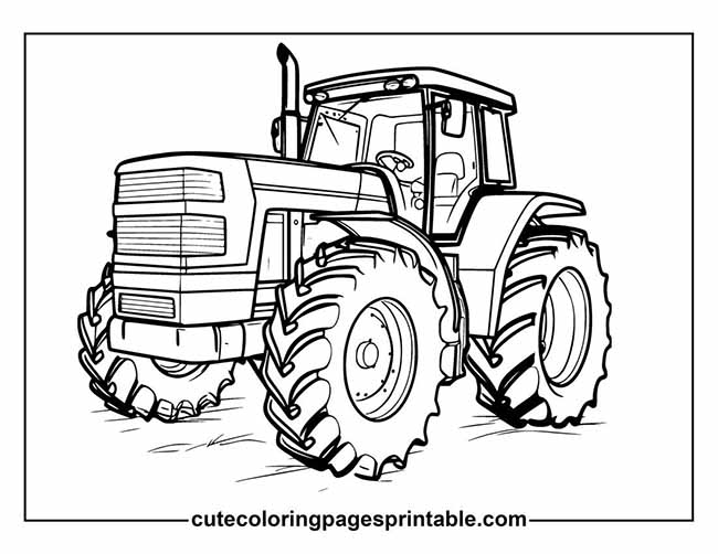 Coloring Page Of Truck With Rolling Wheels