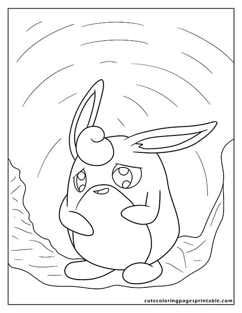 Pokemon Coloring Page Of Wigglytuff Frowning Featuring Jigglypuff